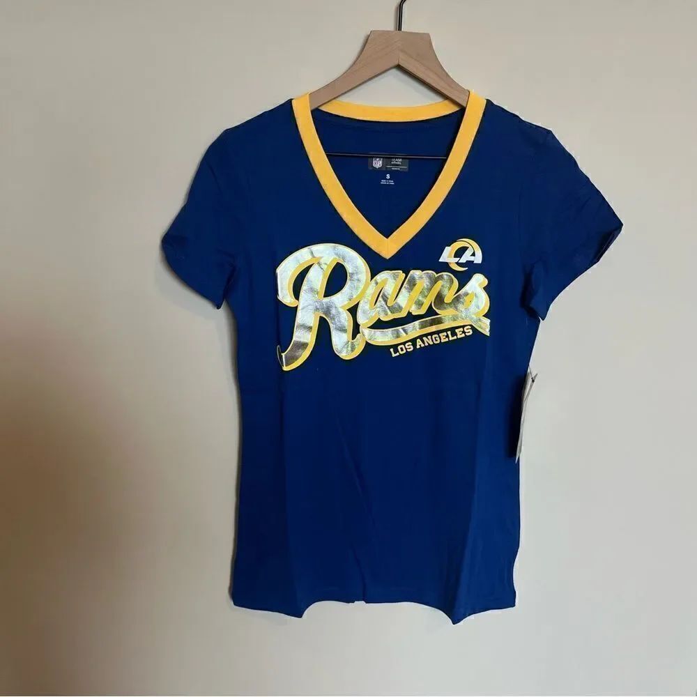 NFL Women’s Los Angeles Rams V neck Tee